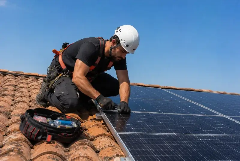 Maintenance et monitoring de panneaux solaires à Naujac-sur-Mer